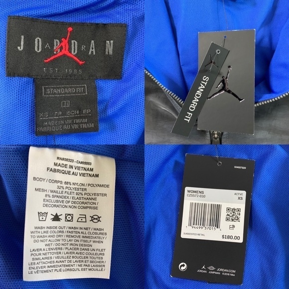 Revolve Jordan NWT Sisterhood Flight Suit in Black & Hyper Royal XS Standard Fit - Picture 14 of 16